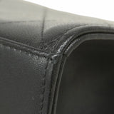 【6fd6175】シャネル ショルダーバッグ マトラッセ ラムスキン ブラック シャンパンゴールド金具【中古】レディース