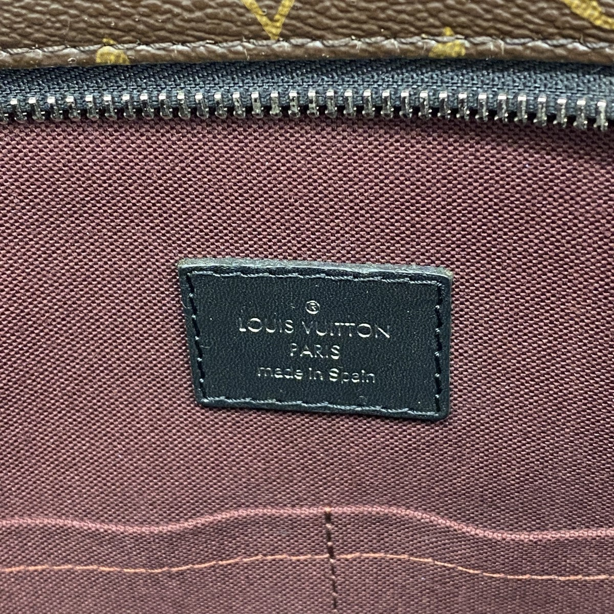 【6fd6183】ルイヴィトン ビジネスバッグ モノグラム・マカサー 7DW M61288 ブラウン ブラック【中古】メンズ