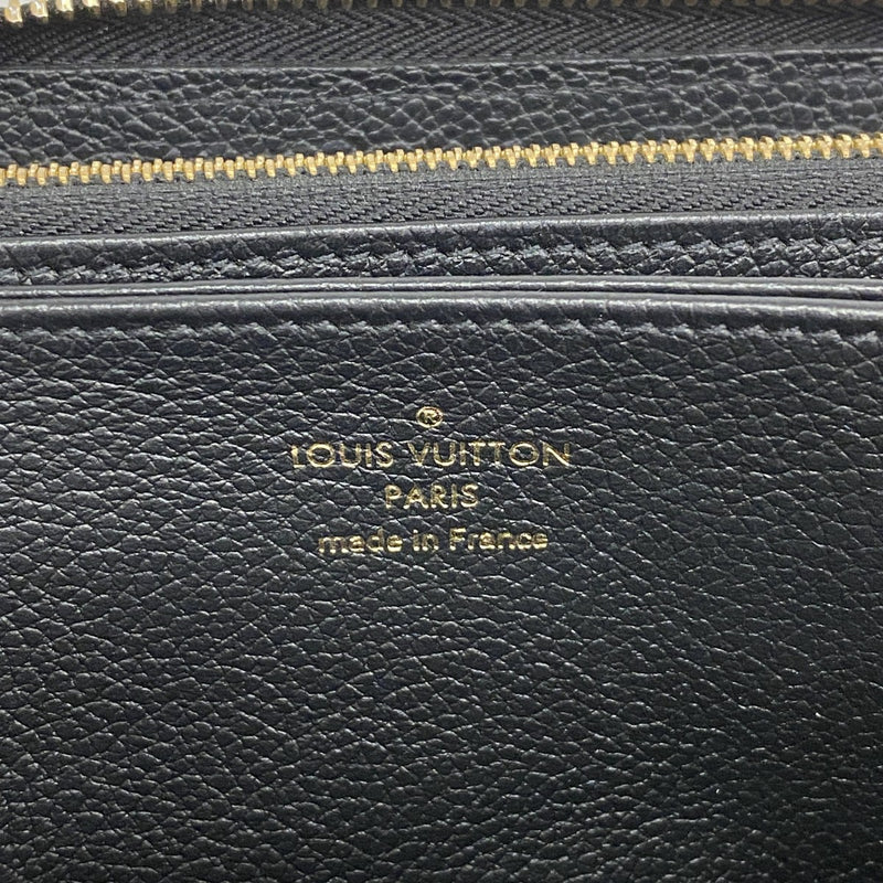 【6fd6190】ルイヴィトン 長財布 モノグラム・アンプラント ジッピーウォレット M61864 ノワール【中古】メンズ レディース ユニセックス