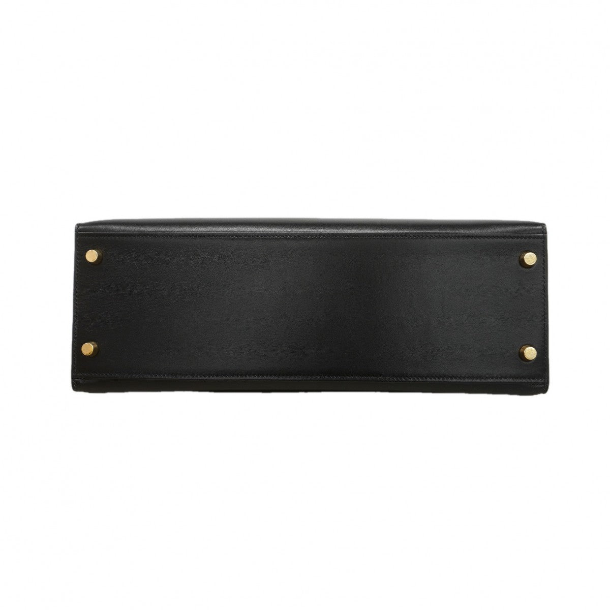 【6fd6193】エルメス ハンドバッグ ケリー32 ボックスカーフ ブラック ゴールド金具 □B刻印【中古】レディース