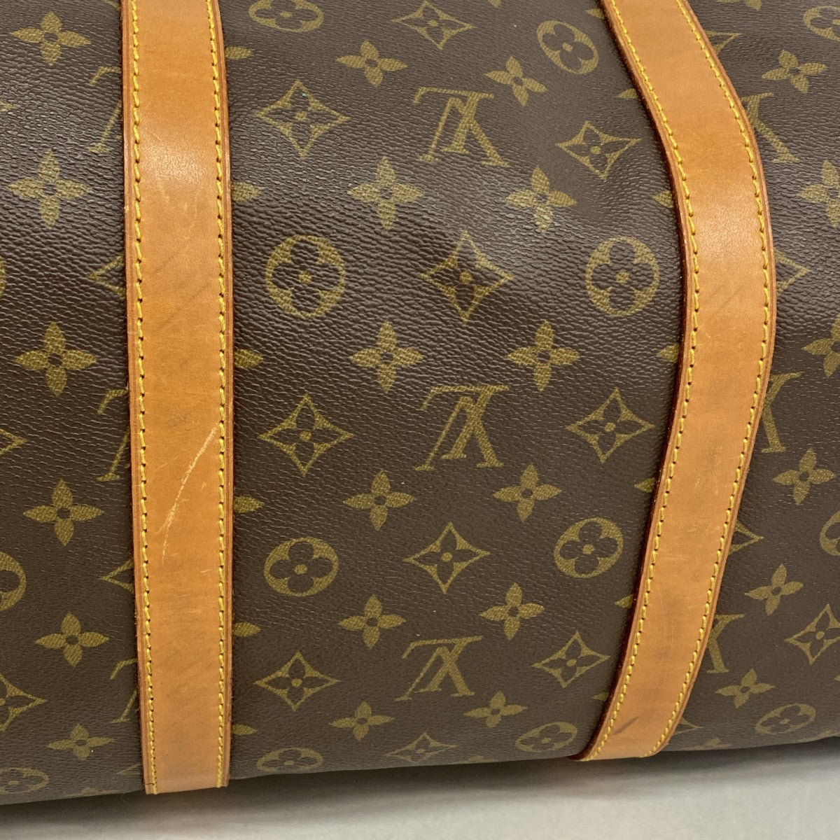 【6fd6197】ルイヴィトン ボストンバッグ モノグラム キーポル55 M41424 ブラウン【中古】メンズ レディース ユニセックス