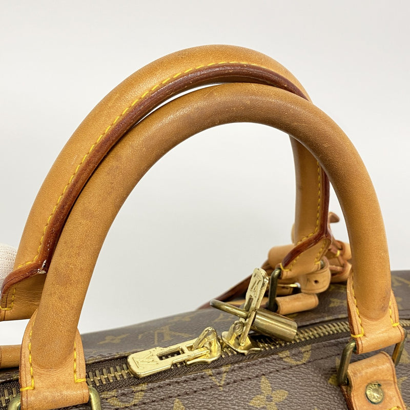 【6fd6197】ルイヴィトン ボストンバッグ モノグラム キーポル55 M41424 ブラウン【中古】メンズ レディース ユニセックス