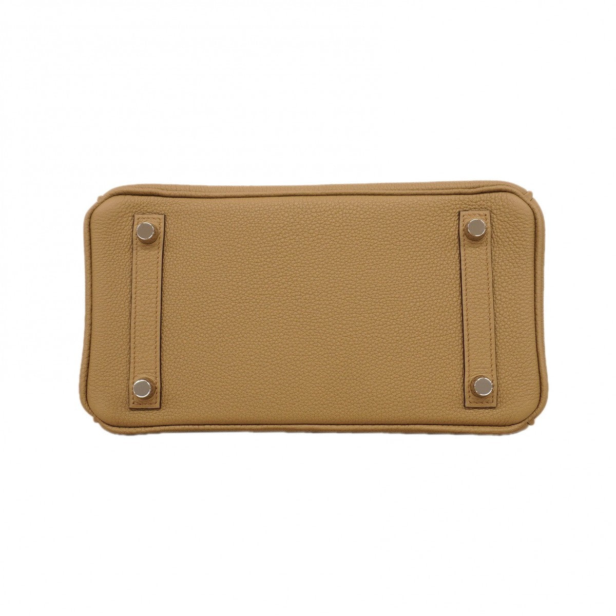 【6fd6208-g】エルメス ハンドバッグ バーキン25 トゴ ベージュマルファ シルバー金具 W刻印【中古】レディース