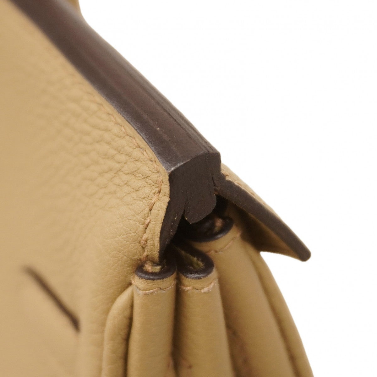 【6fd6208-g】エルメス ハンドバッグ バーキン25 トゴ ベージュマルファ シルバー金具 W刻印【中古】レディース