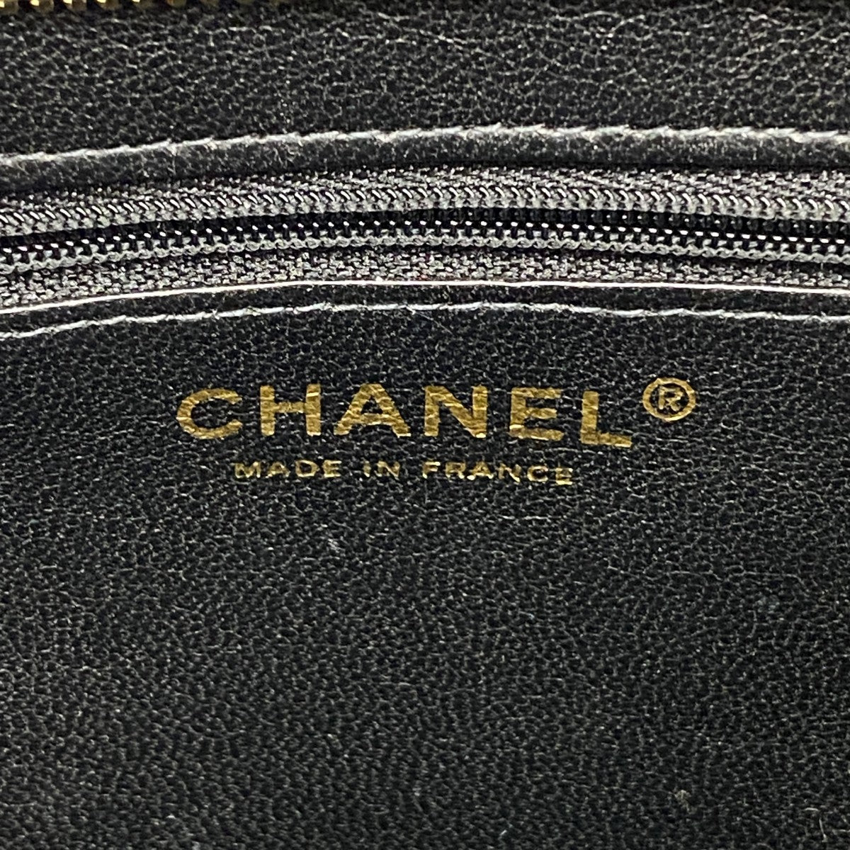 【6fd6209】シャネル トートバッグ 復刻トート キャビアスキン ブラック シャンパンゴールド金具【中古】レディース