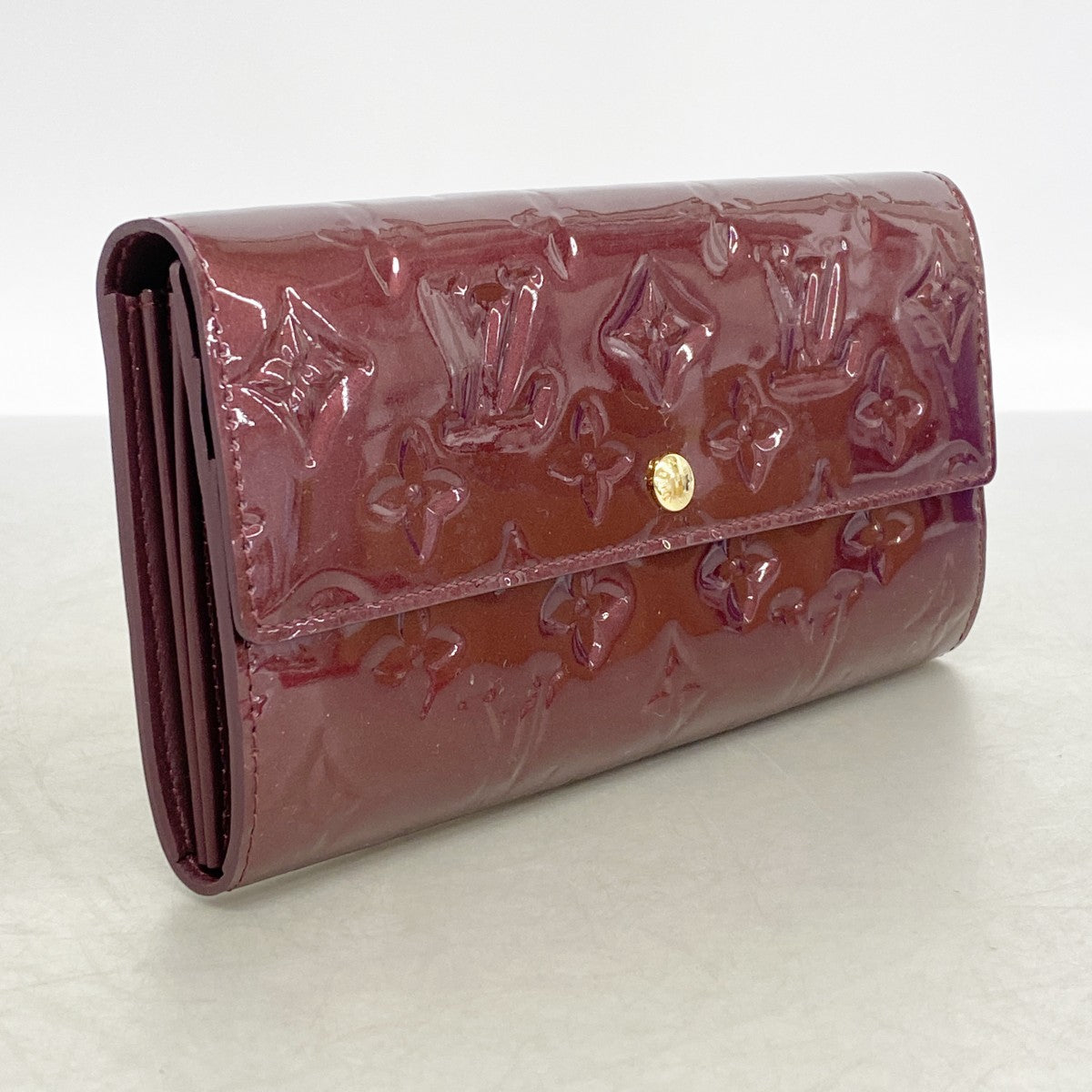 【6fd6216】ルイヴィトン 長財布 ヴェルニ ポルトフォイユサラ M93577 ヴィオレット【中古】レディース