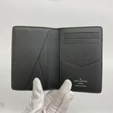 【6fd6217】ルイヴィトン カードケース モノグラム・エクリプス オーガナイザードゥポッシュ M61696 ブラック【中古】メンズ