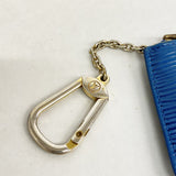 【6fd6218】ルイヴィトン コインケース エピ ポシェットクレ M63805 トレドブルー【中古】メンズ レディース ユニセックス