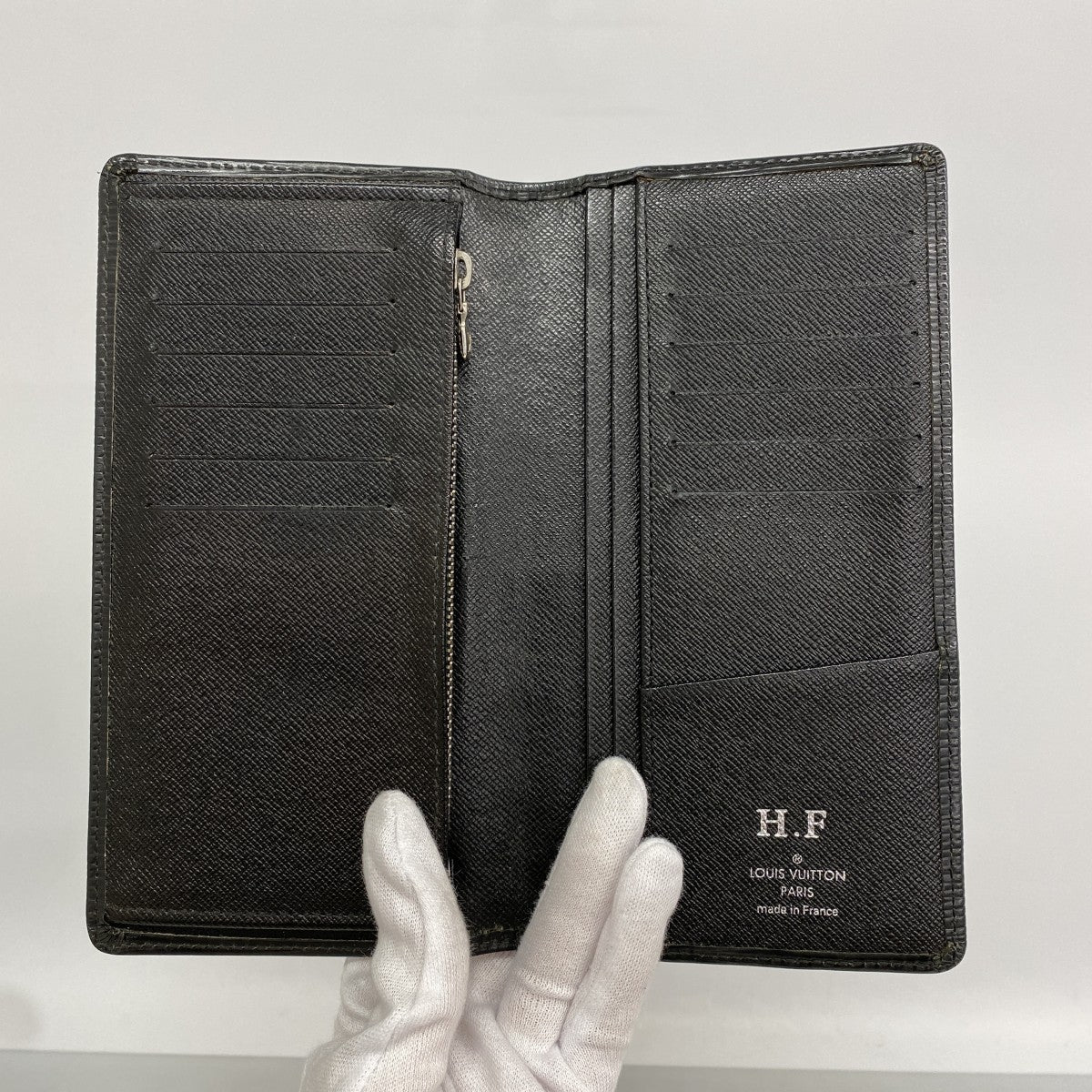 【6fd6223】ルイヴィトン 長財布 エピ ポルトフォイユブラザ M60622 ノワール【中古】メンズ