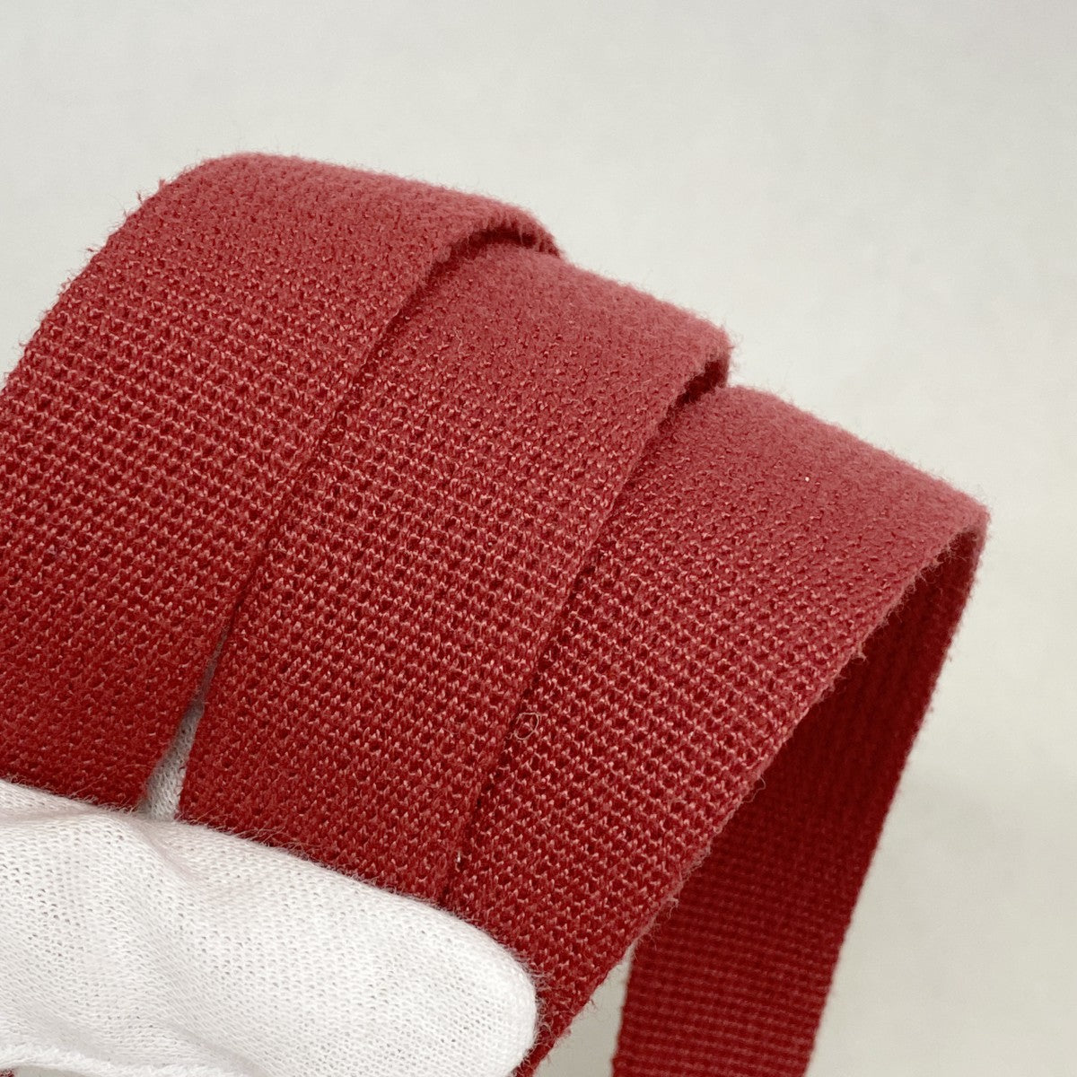 【6fd6227】エルメス ハンドバッグ ガーデンパーティTPM トワルオフィシエ レッド シルバー金具 □I刻印 2wayバッグ【中古】レディース