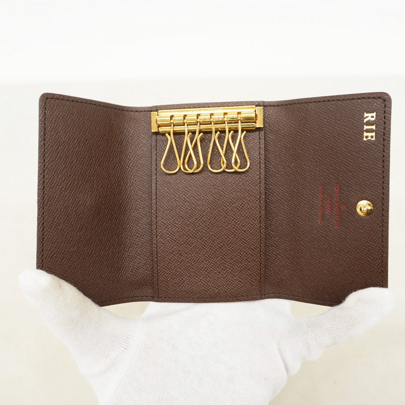 【6fd6237】ルイヴィトン キーケース ダミエ ミュルティクレ4 N62631 エベヌ【中古】メンズ レディース ユニセックス