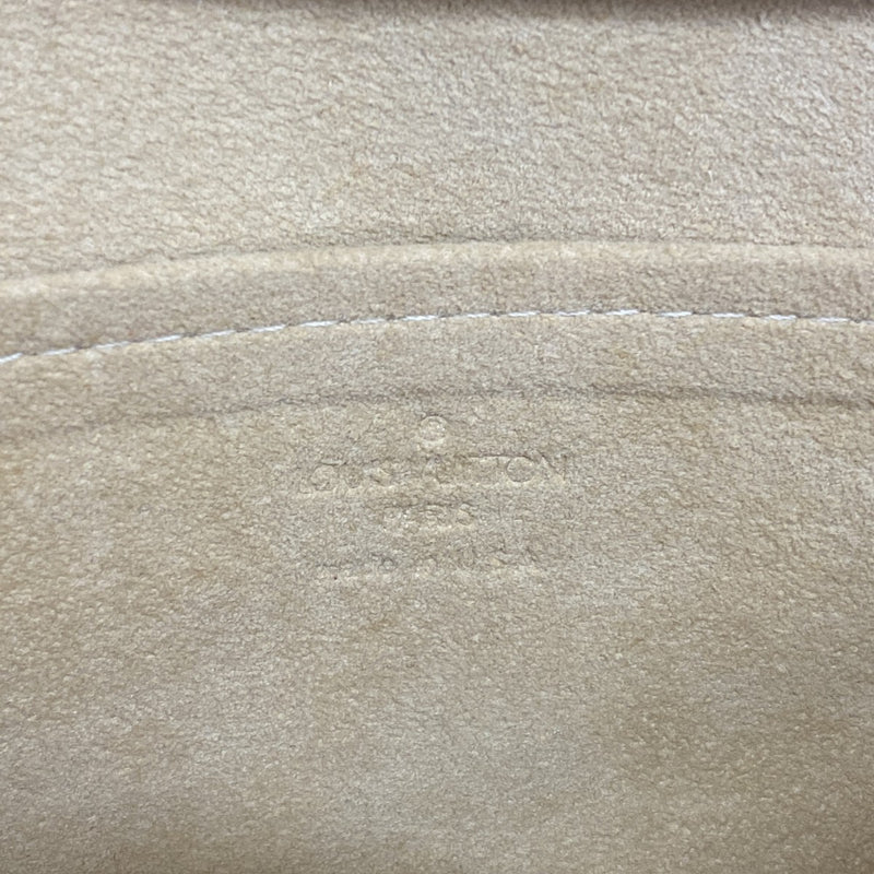 【6fd6242-h】ルイヴィトン ショルダーバッグ モノグラム ポシェットツインGM M51852 ブラウン【中古】レディース