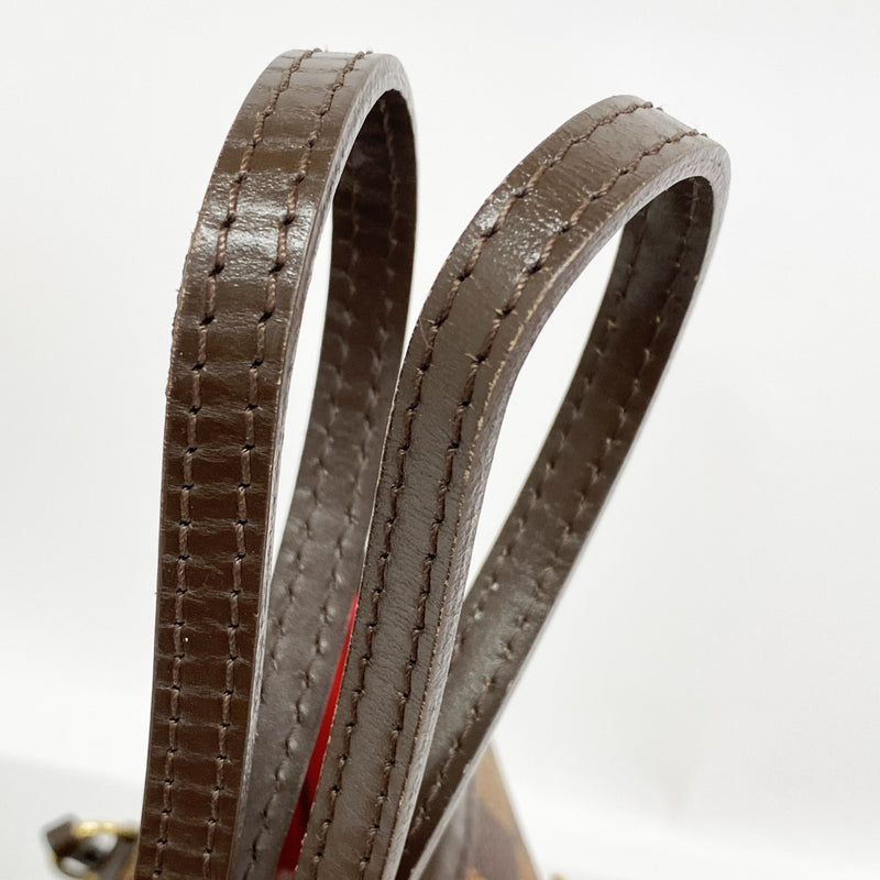 【6fd6243-h】ルイヴィトン トートバッグ ダミエ ネヴァーフルMM N41358 エベヌ【中古】レディース