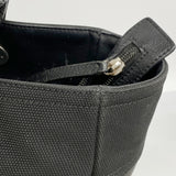 【6fd6251】シャネル トートバッグ パリビアリッツ キャンバス ブラック シルバー金具【中古】レディース