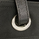 【6fd6251】シャネル トートバッグ パリビアリッツ キャンバス ブラック シルバー金具【中古】レディース
