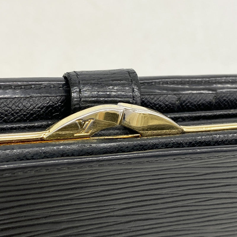 【6fd6255】ルイヴィトン 財布 エピ ポルトモネビエヴィエノワ M63242 ノワール【中古】レディース