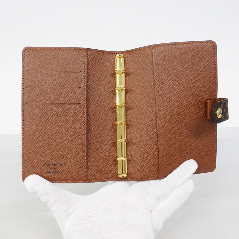 【6fd6260】ルイヴィトン 手帳カバー モノグラム アジェンダPM R20005 ブラウン【中古】メンズ レディース ユニセックス