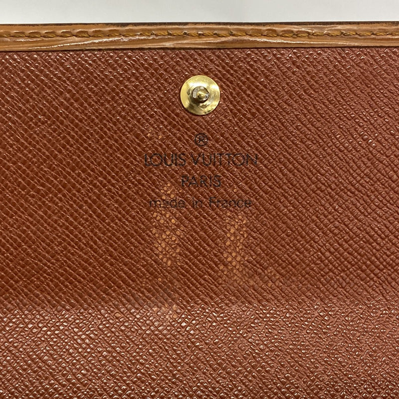 【6fd6268】ルイヴィトン 長財布 エピ ポシェットポルトモネカルトクレディ M63573 ケニアブラウン【中古】レディース
