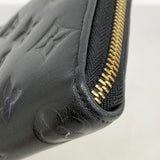 【6fd6269】ルイヴィトン 長財布 モノグラム・エンボス/クッサン ジッピーウォレット M81510 ノワール【中古】レディース