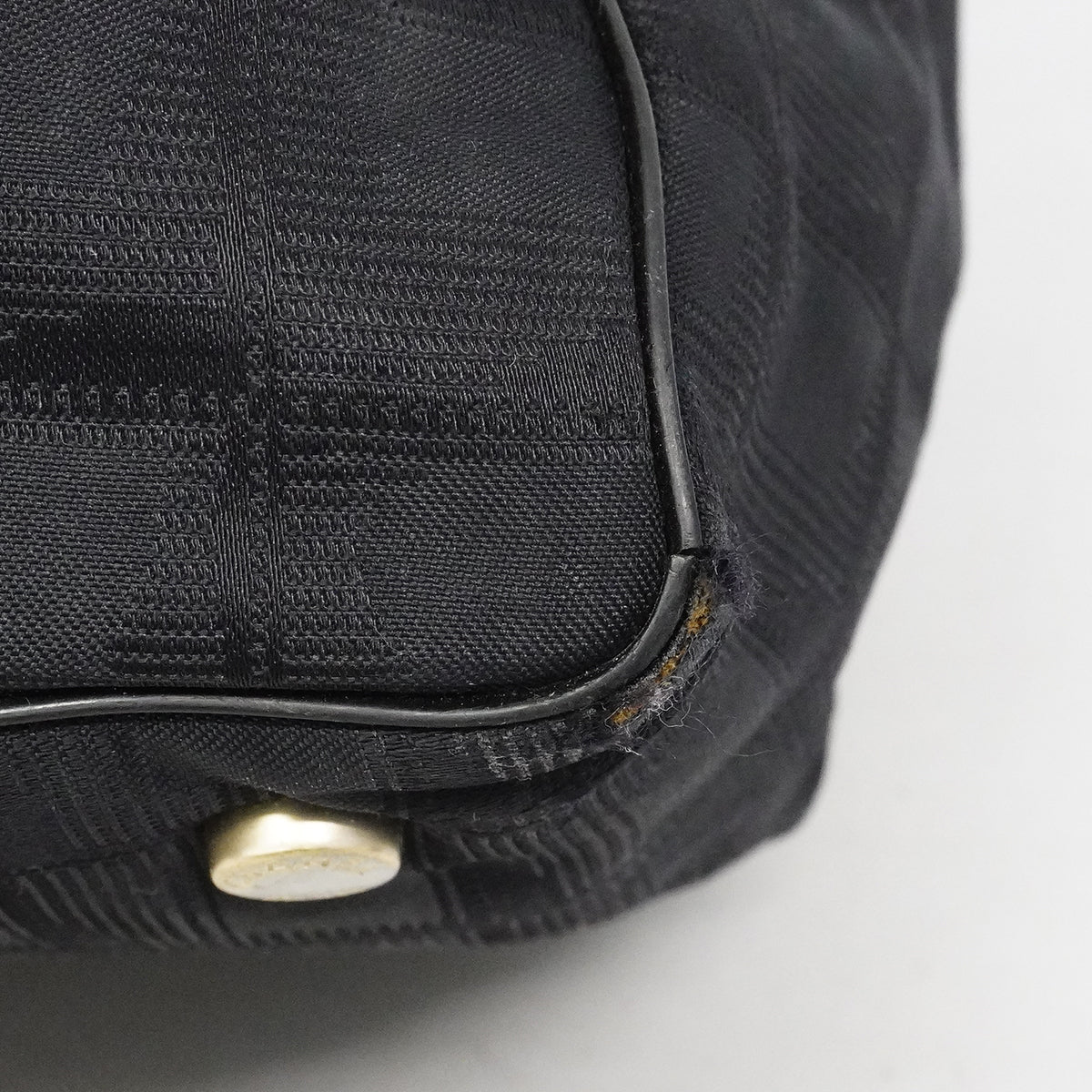 【6fd6273-k】シャネル トートバッグ ニュートラベル ナイロン ブラック ゴールド金具【中古】レディース