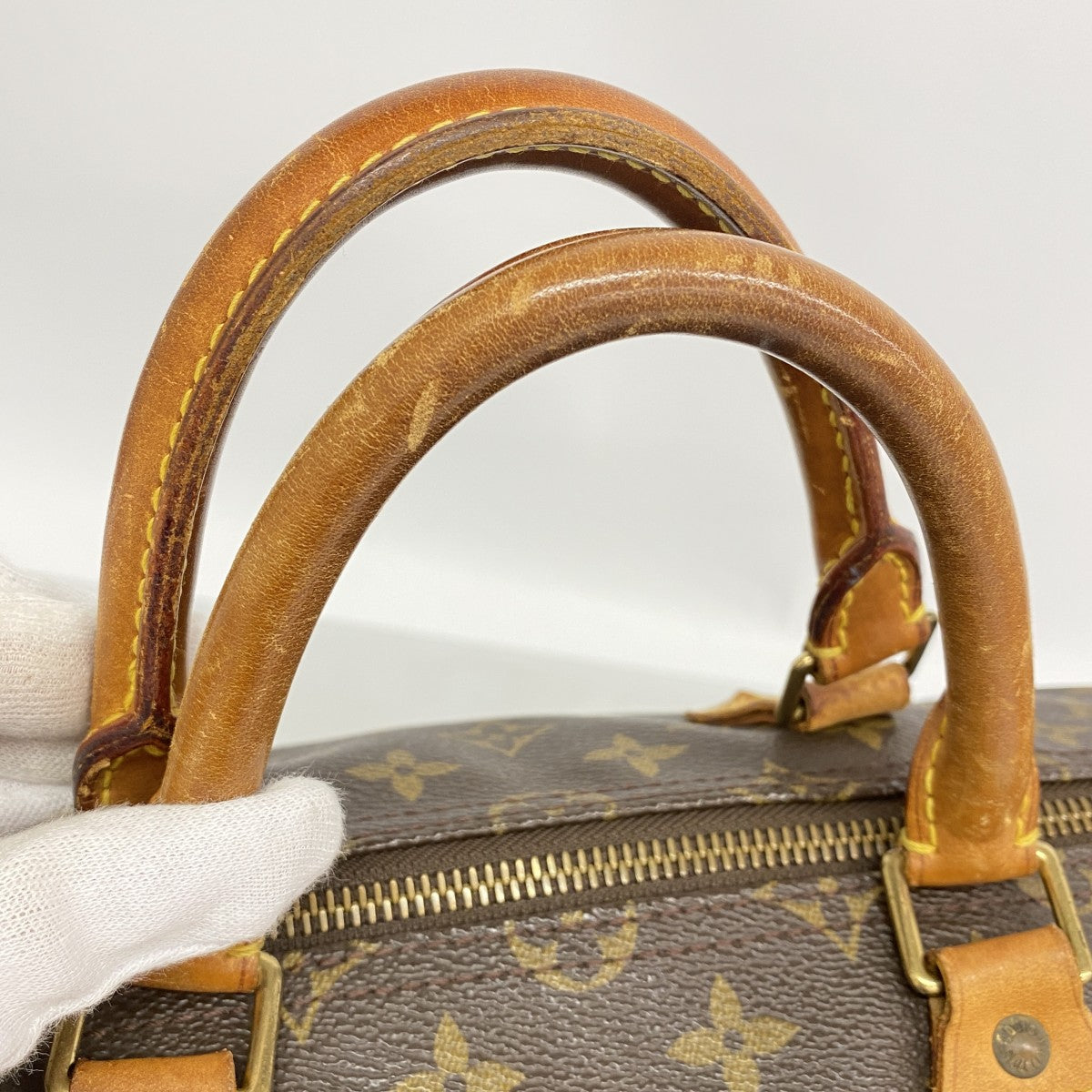 【6fd6285】ルイヴィトン ハンドバッグ モノグラム スピーディ35 M41107 ブラウン【中古】レディース