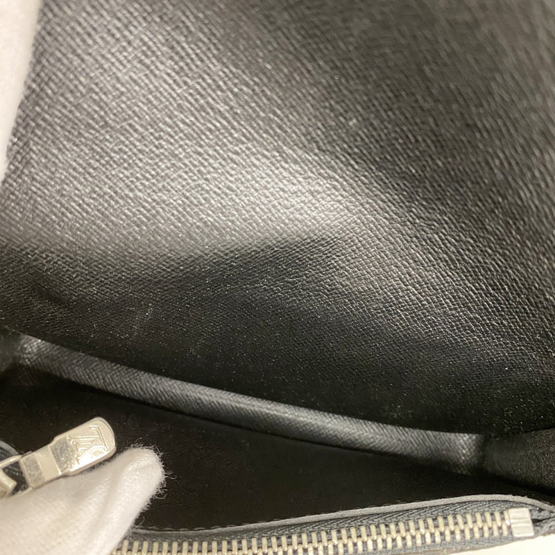 【6fd6289】ルイヴィトン ウエストバッグ ダミエ・グラフィット サンチュールポシェットオム M6837 ブラック【中古】メンズ