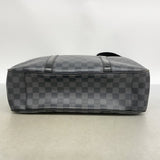 【6fd6291】ルイヴィトン トートバッグ ダミエ・グラフィット タダオ N51192 ブラック 2wayバッグ【中古】メンズ