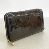【6fd6297】ルイヴィトン 長財布 ヴェルニ ジッピーウォレット M91457 ブルーアンフィニ【中古】レディース