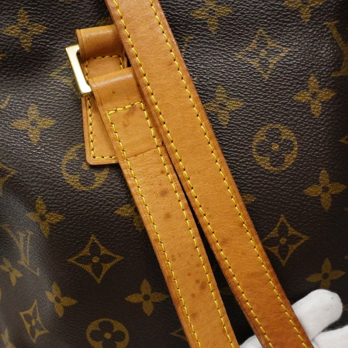 【6fd6303】ルイヴィトン トートバッグ モノグラム カバピアノ M51148 ブラウン【中古】レディース
