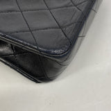 【6fe6314】シャネル ショルダーバッグ マトラッセ チェーンショルダー ラムスキン ブラック ゴールド金具【中古】レディース