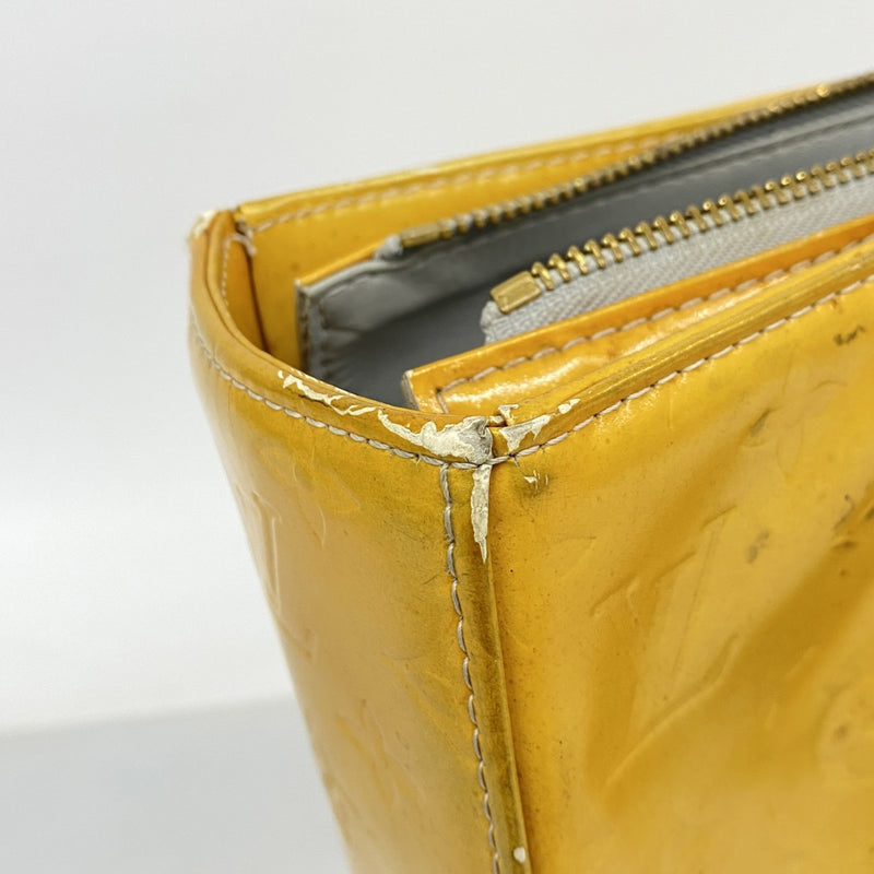 【6fe6318】ルイヴィトン トートバッグ ヴェルニ コロンバス M91028 グリ【中古】レディース
