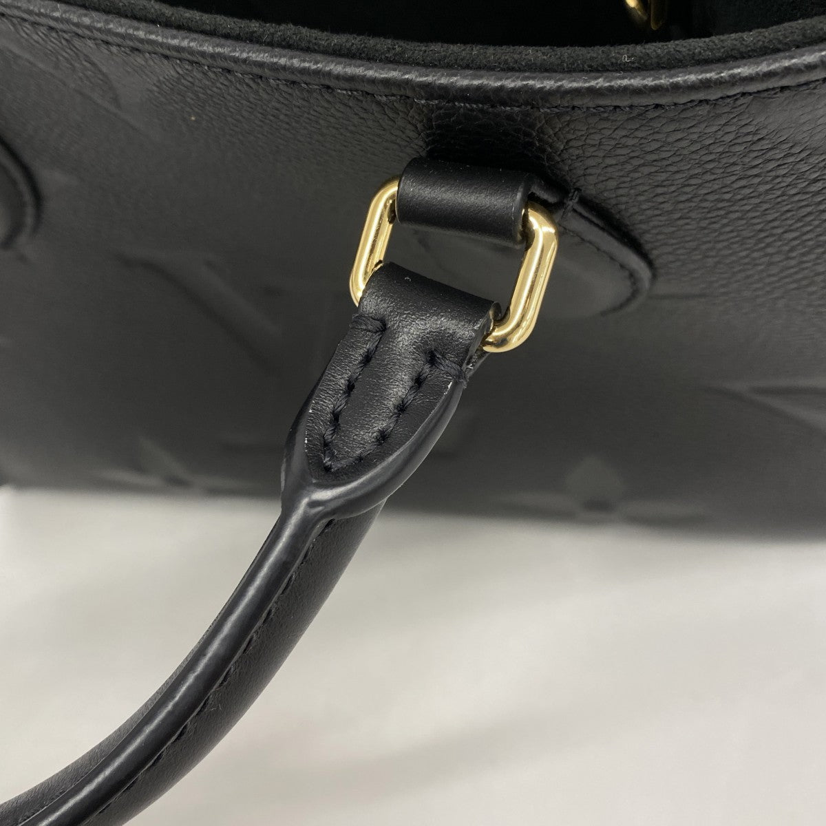 【6fe6319】ルイヴィトン ハンドバッグ モノグラム・アンプラント オンザゴーPM M45653 ノワール 2wayバッグ【中古】レディース