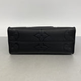 【6fe6319】ルイヴィトン ハンドバッグ モノグラム・アンプラント オンザゴーPM M45653 ノワール 2wayバッグ【中古】レディース