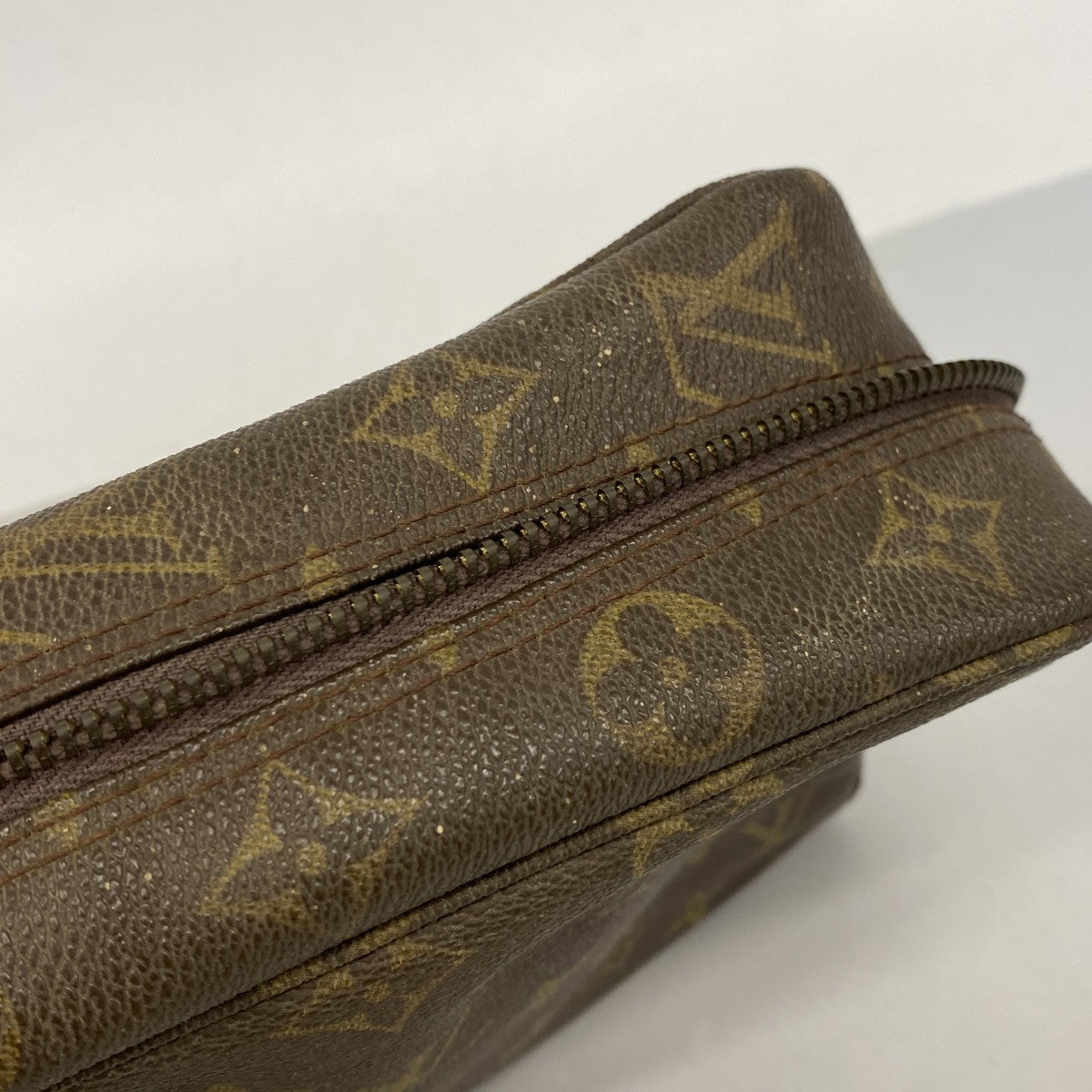 【6fe6322】ルイヴィトン ポーチ モノグラム トゥルーストワレット28 M47522 ブラウン【中古】メンズ レディース ユニセックス