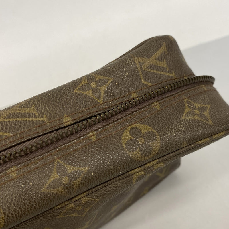 【6fe6322】ルイヴィトン ポーチ モノグラム トゥルーストワレット28 M47522 ブラウン【中古】メンズ レディース ユニセックス