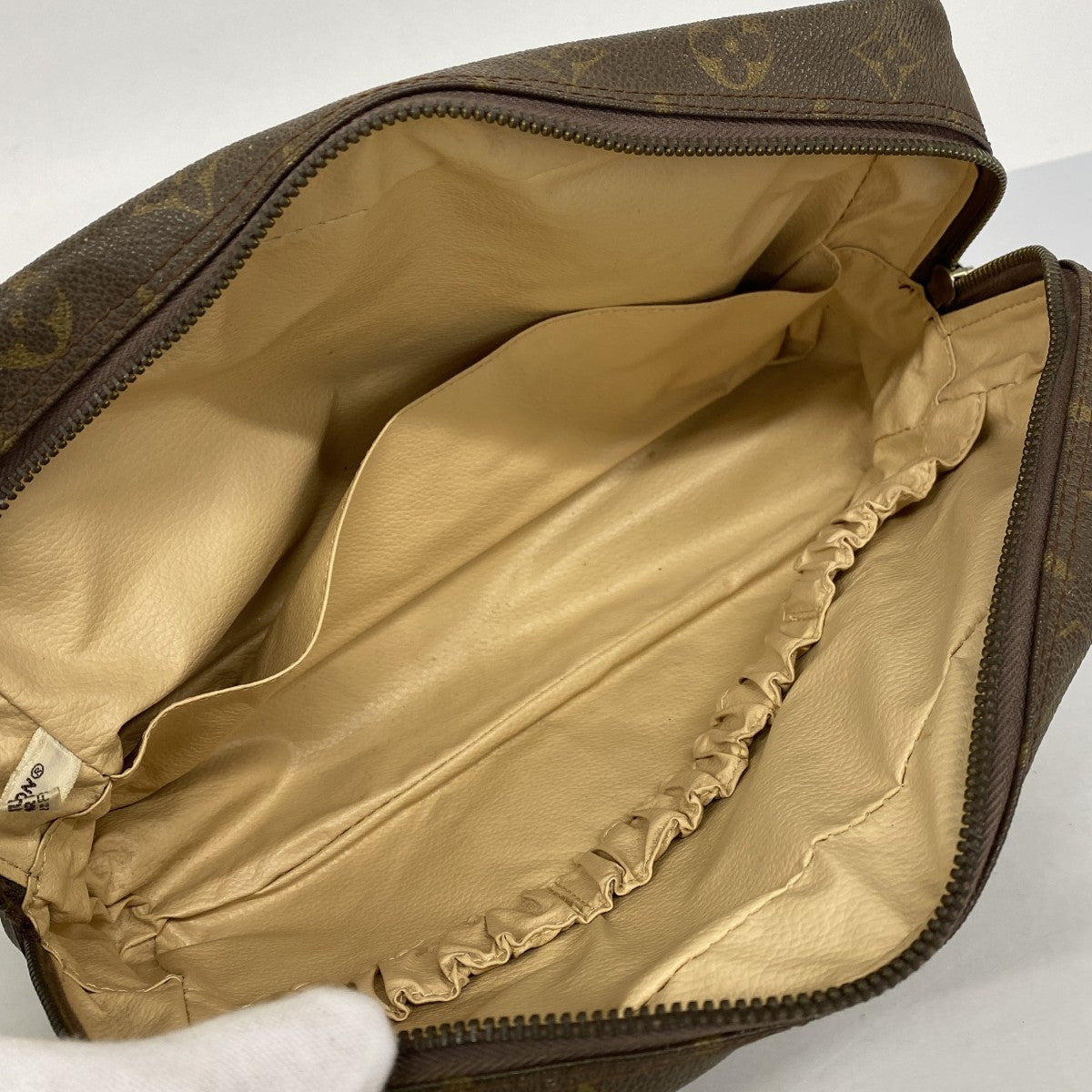 【6fe6322】ルイヴィトン ポーチ モノグラム トゥルーストワレット28 M47522 ブラウン【中古】メンズ レディース ユニセックス