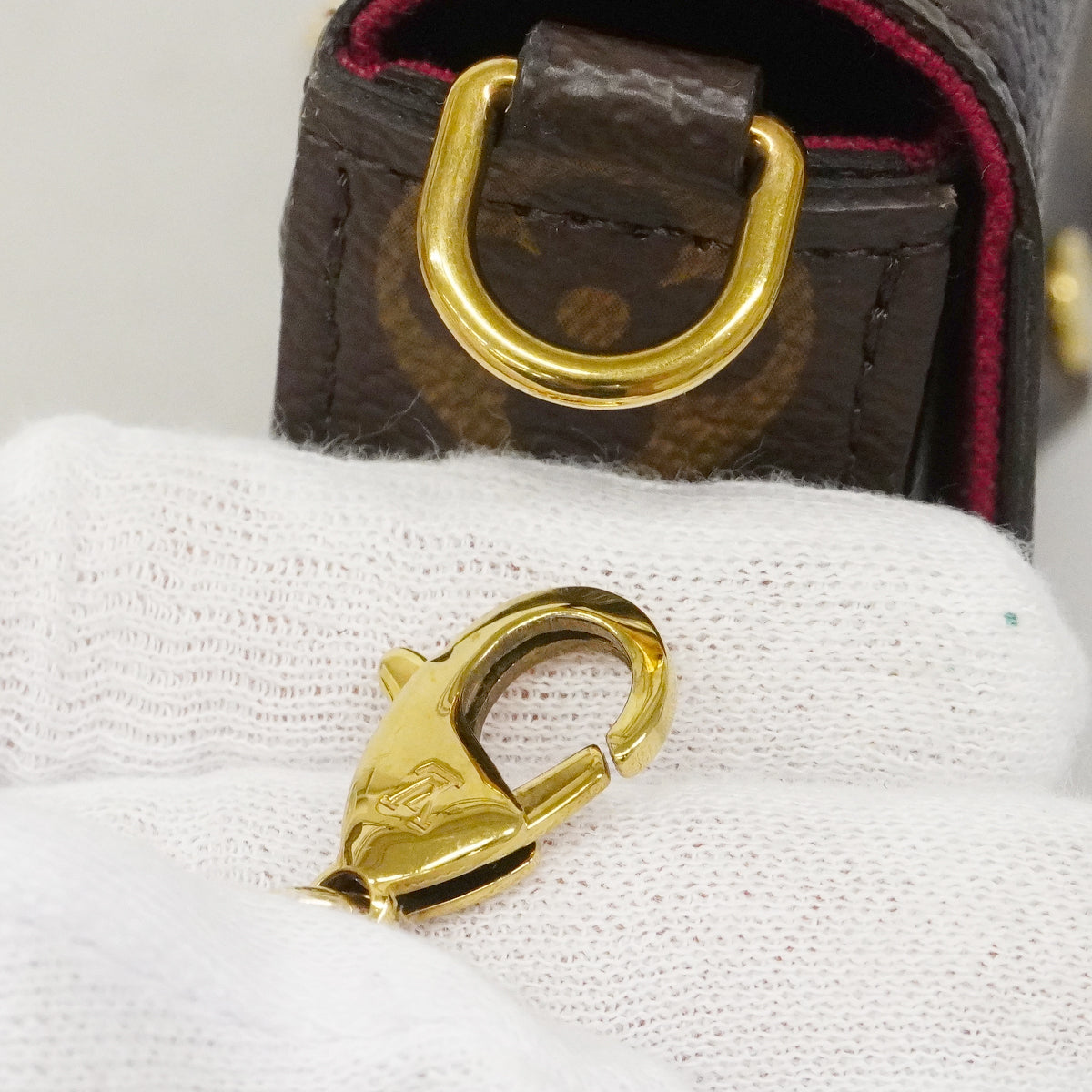 【6fe6327】ルイヴィトン ショルダーウォレット モノグラム ポシェットフェリシー M61276 フューシャ【中古】レディース
