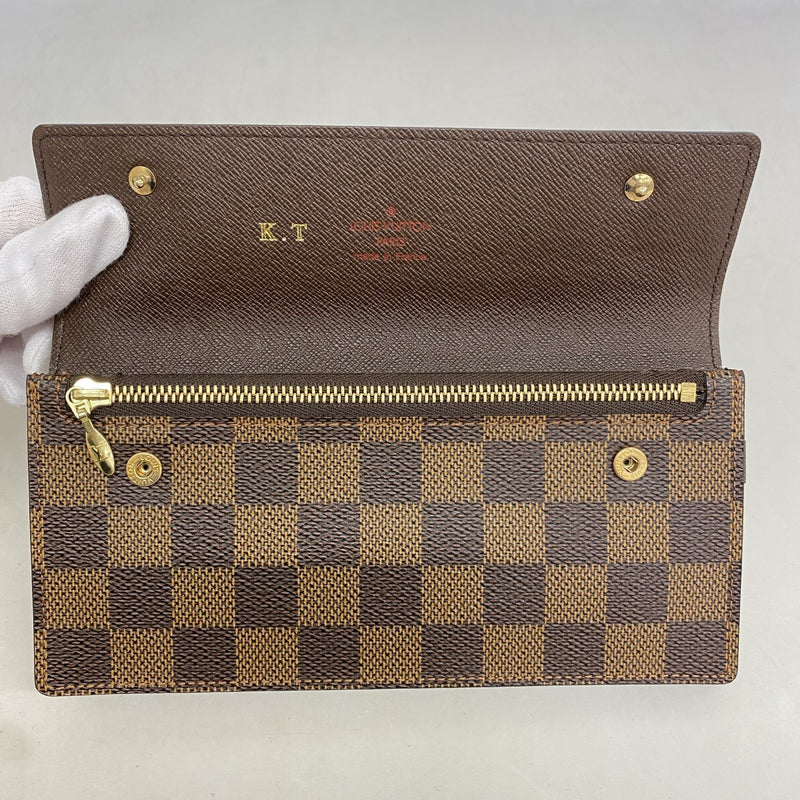 【6fe6336】ルイヴィトン 長財布 ダミエ ポルトフォイユアコルデオン N60002 エベヌ【中古】メンズ