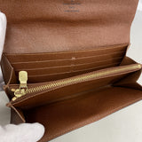 【6fe6337】ルイヴィトン 長財布 モノグラム ポルトフォイユサラ M61734 ブラウン【中古】レディース