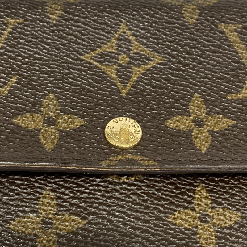 【6fe6337】ルイヴィトン 長財布 モノグラム ポルトフォイユサラ M61734 ブラウン【中古】レディース