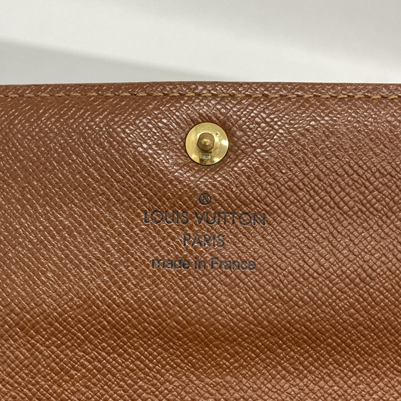 【6fe6337】ルイヴィトン 長財布 モノグラム ポルトフォイユサラ M61734 ブラウン【中古】レディース