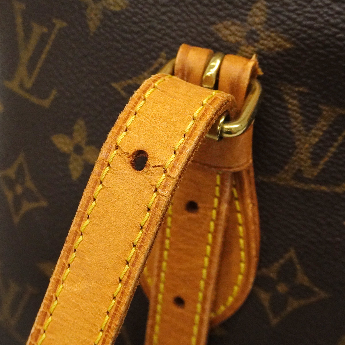 【6fe6341】ルイヴィトン トートバッグ モノグラム バケットPM M42238 ブラウン【中古】レディース