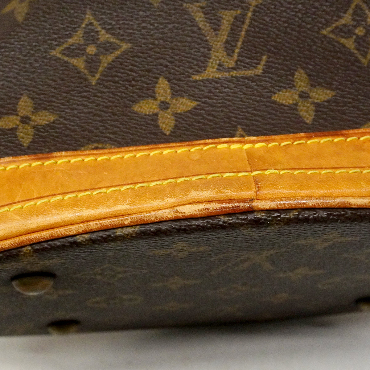 【6fe6341】ルイヴィトン トートバッグ モノグラム バケットPM M42238 ブラウン【中古】レディース