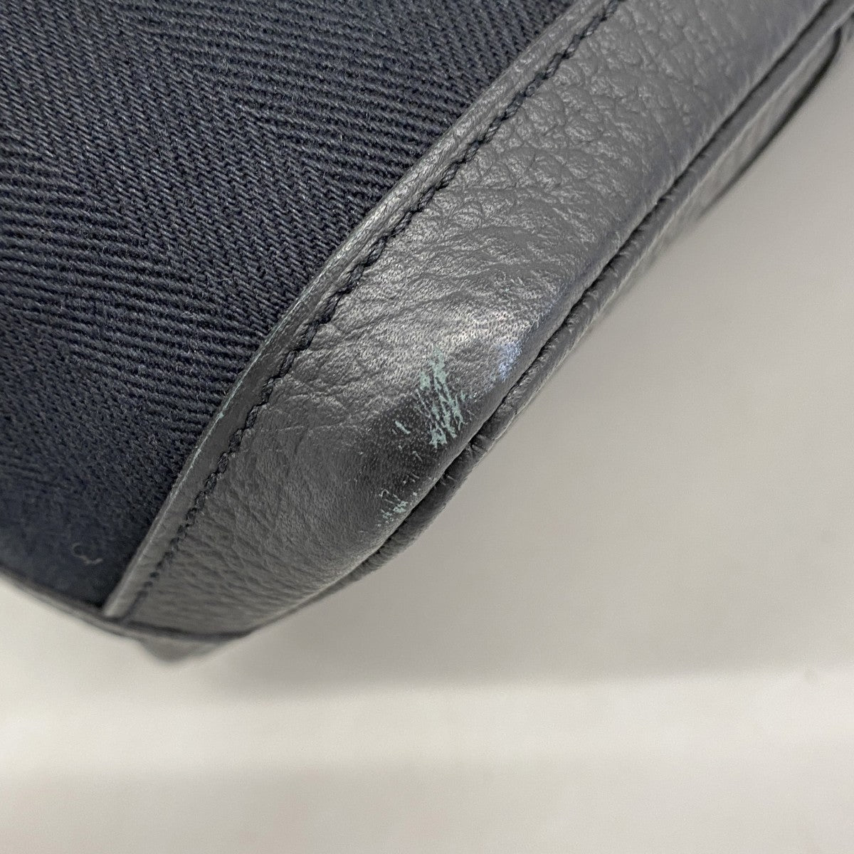 【6fe6345】エルメス トートバッグ ガーデンパーティTPM キャンバス ブラック シルバー金具 T刻印【中古】レディース