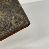【6fe6348】ルイヴィトン 長札入れ モノグラム ポルトシェキエカルトクレディ M62225 ブラウン【中古】メンズ