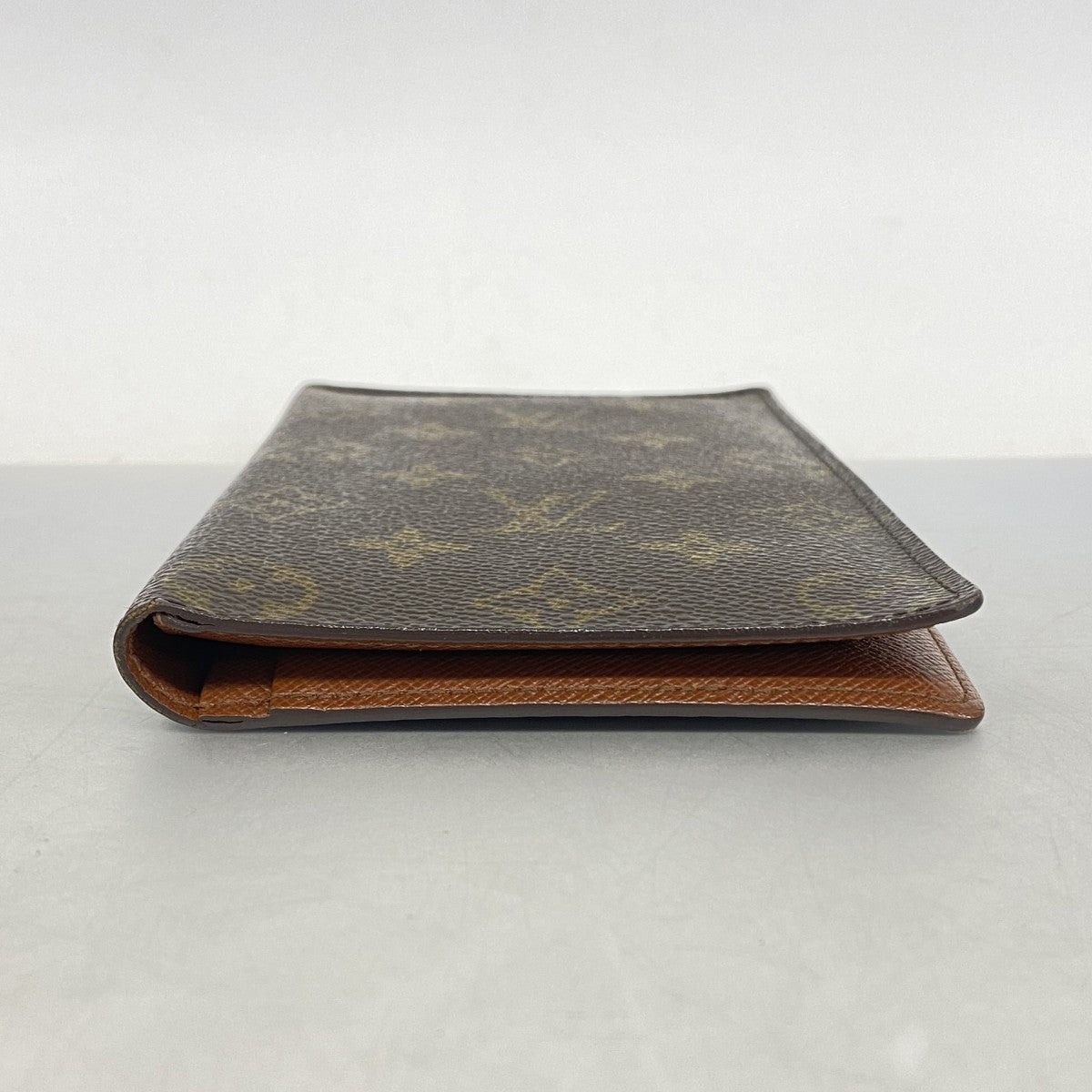 【6fe6348】ルイヴィトン 長札入れ モノグラム ポルトシェキエカルトクレディ M62225 ブラウン【中古】メンズ