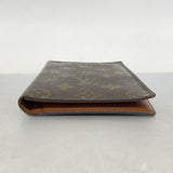 【6fe6348】ルイヴィトン 長札入れ モノグラム ポルトシェキエカルトクレディ M62225 ブラウン【中古】メンズ