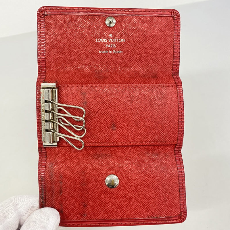 【6fe6350】ルイヴィトン キーケース エピ ミュルティクレ4 M63827 カスティリアンレッド【中古】レディース