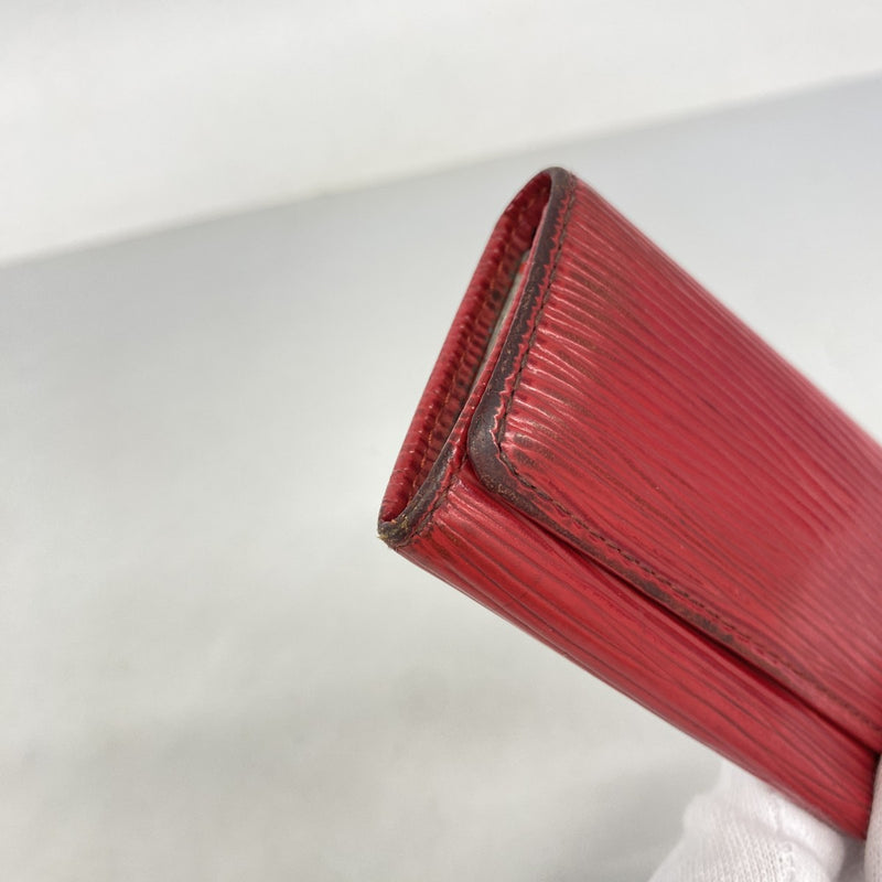 【6fe6350】ルイヴィトン キーケース エピ ミュルティクレ4 M63827 カスティリアンレッド【中古】レディース