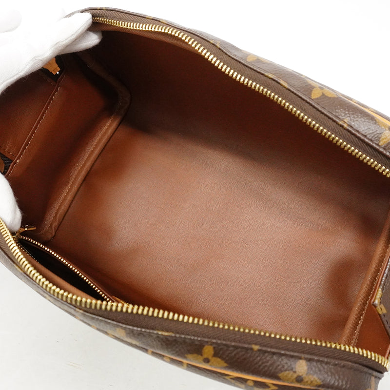 【6fe6353】ルイヴィトン クラッチバッグ モノグラム ドップキット M44494 ブラウン【中古】メンズ レディース ユニセックス